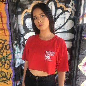 Obscure Oversized Crop Top